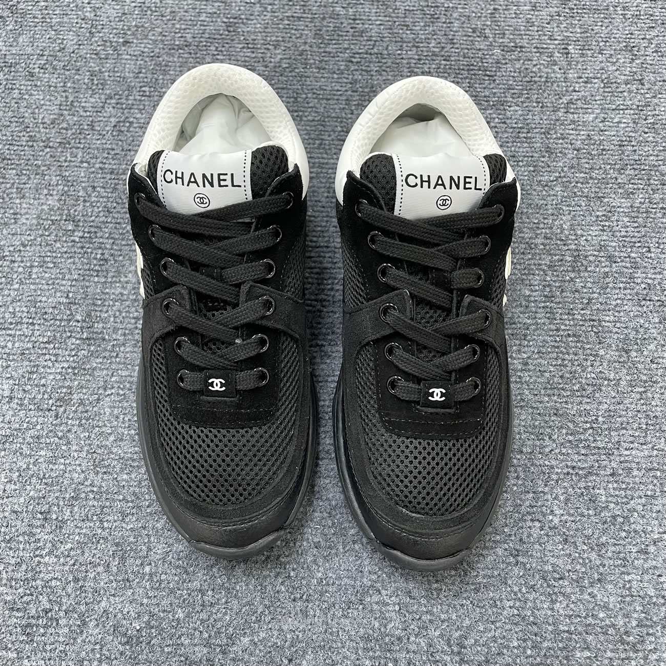 Chanel Low Top Trainer Black White G38299 Y55720 K3845 (9) - newkick.org